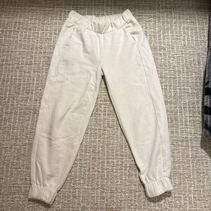 Cream Jogger Pants